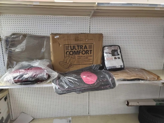 Lot w/Seat Covers & Floor Mats(Rack Not Included)