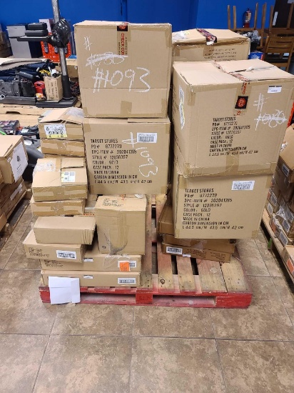 Lot w/Boxes of Clothing & Purses