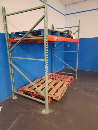 One Section of One Rack Only w/Pallets & Contents