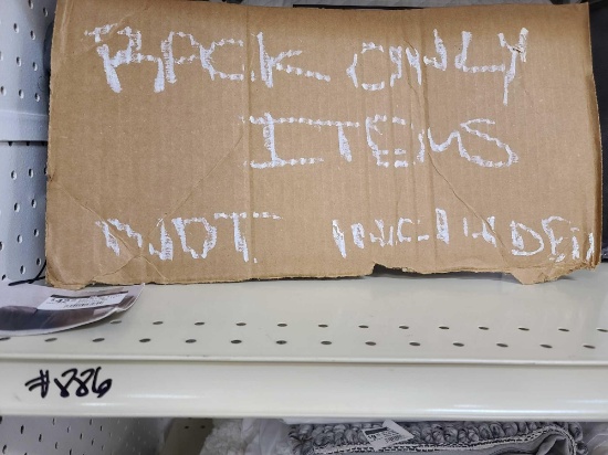 Rack Only, (Items not included)