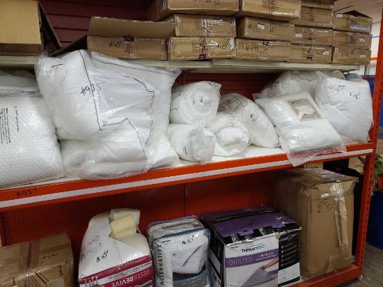 Lot w/Covers & Comforters(Rack Not Included)