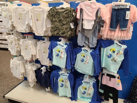 Lot w/Baby Clothing(Rack Not Included)
