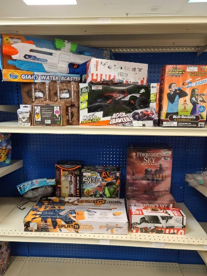 Lot w/Kids Toys...(Rack Not Included)