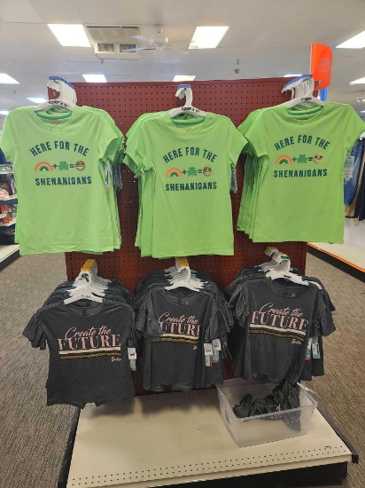 Lot w/T-shirts(Rack Not Included)