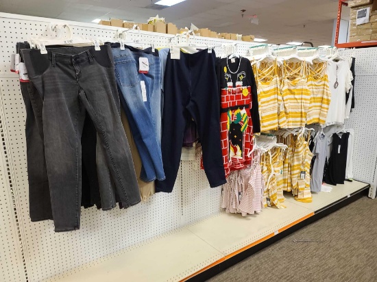 Group of Clothing (Jeans, Shirts, Sweaters, Etc.)(Rack Not Included)