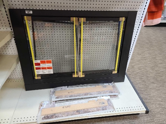 Black Frame w/Screen & End Cap Kit(Rack Not Included)