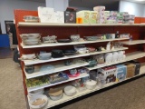 Group of Assorted Sizes of Bowls, Plates, Cookie Jars, Ceramic Cups, Plastic Trays & Glass Cups