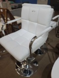 (2) White Booth Chairs