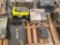 Lot w/Bauer Toolbox, Chicago Electric Box, 7'' Portable Wet Cutting Tile Saw & Ryobi Electric