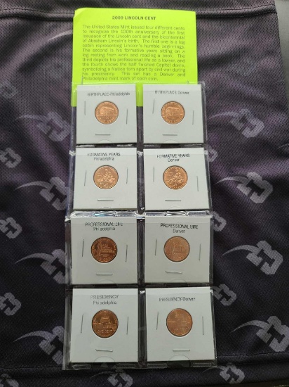 Lot w/2009 Lincoln Cents