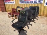Lot w/Rolling & Stationary Chair
