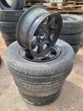 Lot w/(3) Tires & (4) Rims