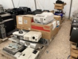 Lot w/projectors, Printers & Misc Items in Boxes