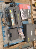 Lot w/Chicago Electric & Bauer Black Boxes, 21pc Front Wheel Bearing Adaptors & Wire Feeder