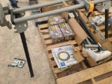 Lot w/(3) 12 volt Oscillating Multifunction Power Tools, Drain Cleaner Set & (2) Bench Tool Table