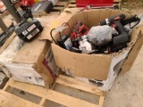Box w/Misc Tools & 6''Belt/9''Disc Combination Sander