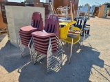 Lot w/Chairs & Student Combo Desks