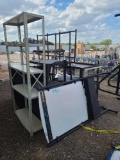 Lot w/Rolling Chair, Shelves & Rolling Carts