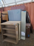 Lot w/File Cabinets, Shelves & Tables