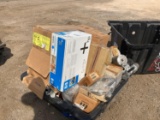 Container w/ Small Motors & Misc Small Boxes