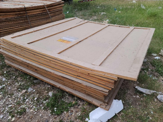 Lot w/Disassembled Shipping Plywood Crates apprx. 7ft. x 5ft.