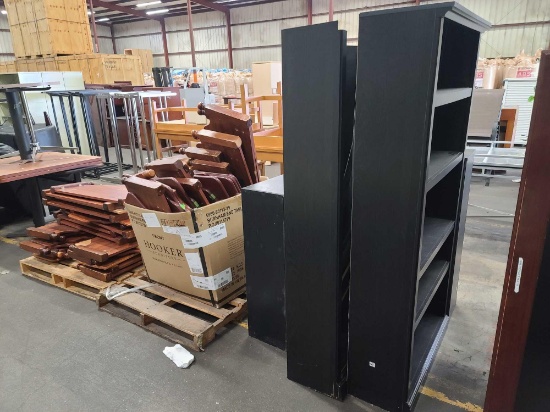Lot w/Shelves & Headboards