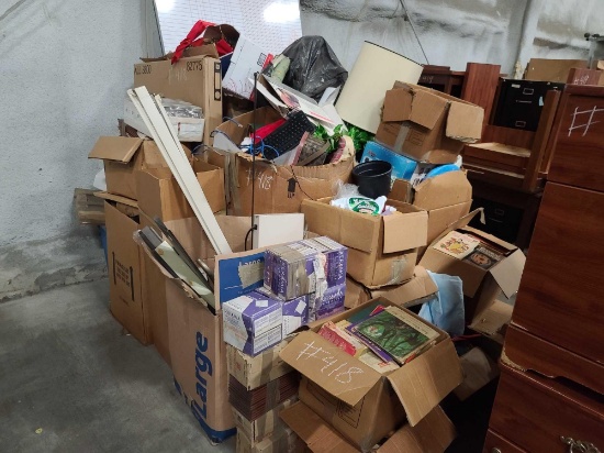 Group of Boxes w/Misc Items