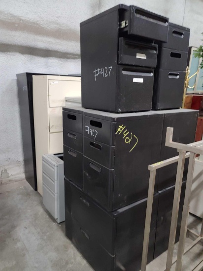 Group of File Cabinets