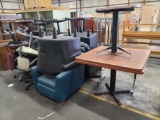 Lot w/Tables, Chairs & Sofas