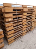 Lot w/Disassembled Shipping Plywood Bottom Crates