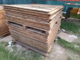 Lot w/Disassembled Shipping Plywood Crates apprx. 7ft. x 5ft.