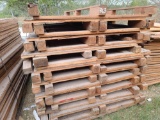 Lot w/Disassembled Shipping Plywood Crates