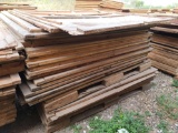 Lot w/ disassembled shipping plywood crates apprx. 7 ft x 5ft