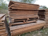 Lot w/ disassembled shipping plywood crates apprx. 7 ft x 5ft