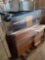 Lot w/(2) Wood Atlas Cabinets, (1) Wood AV Cart, (1) Black Book Cart