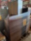 Lot w/(2) Book Cases, (1) Small 2 drawer Cabinet & (1) 1/2 L Shape Desk