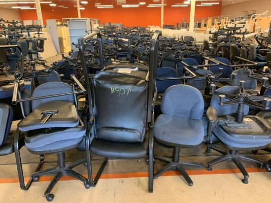 Group of Rolling Chairs