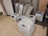 Lot w HP Printers, Metal Shelve Parts, Misc