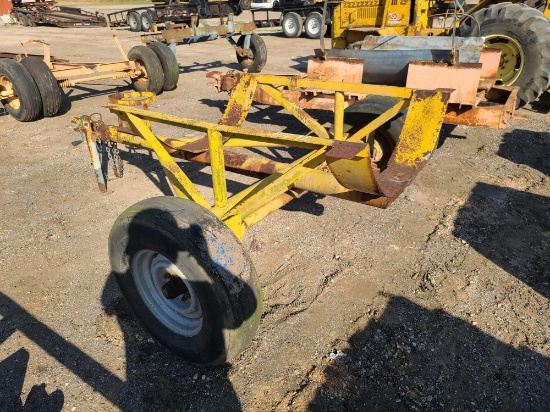 Yellow Trailer Frame for Tank