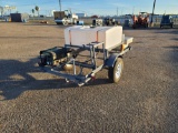 Two-Wheel Utility Trailer Frame w/Sportsman GEN2000 2000 Starting Watts Pressure Washer