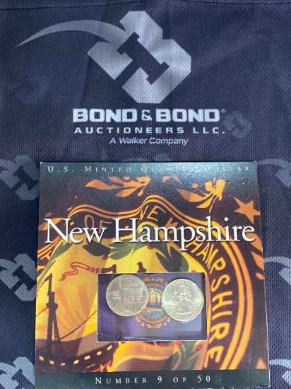 New Hampshire U.S. Minted Quarter Dollar