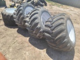 Group of 4 Tractor Tires- 600/40-22.5