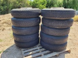 (10) Tires 9.00-20...Highway HD 141L G/14 Ply