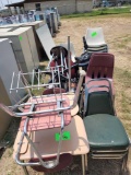 Variety of (31) Group of Chairs, 2 Student Desks with chair