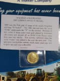 24 Karat Gold Plated 1883 Liberty Head V-Nickel