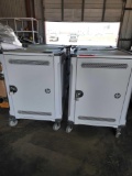 (4) HP 32U Essential Charging Carts