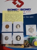 1926 Silver Rare Standing Liberty Quarter & Proof Set of 4 U.S. Coins