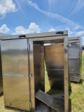 (2 Pieces) True Comm Stainless Steel Refrigerator & Hobart Stainless Steel Comm Cooler/Refrigerator