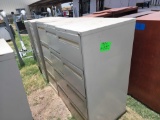 (5) 4 Drawer File Cabinets