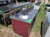 (1) 4 Compartment Food Warmer Bar w/Trays